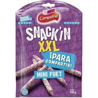 Fuet Mini Snackin Xxl Campofrío, Bolsa 140 Gr. (25036070)