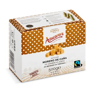 Azúcar Moreno Integral En Terrones Azucarera Caja 500 G