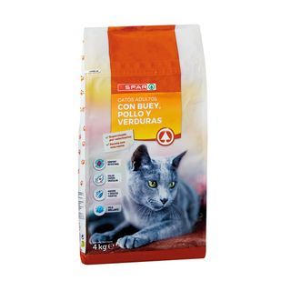 Pienso Spar De Carne Para Gatos 4Kg