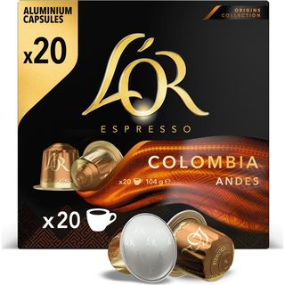 Café Cápsula Espresso Colombia P-20, Caja 20U 104 G
