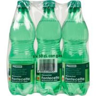 Agua Mineral Natural Con Gas Eroski, Botella 50 Cl (22302871)