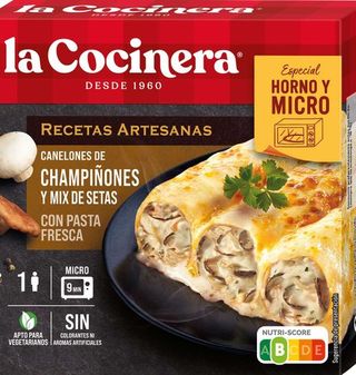 Canelones La Cocinera Champiñones 280 G