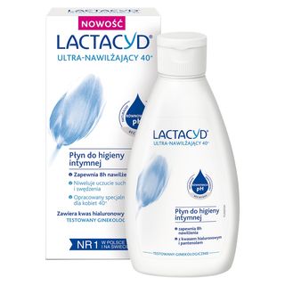 Lactacyd Płyn do higieny intymnej ultra-nawilżający, 40+