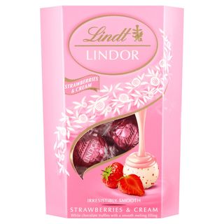 Lindt Lindor Strawberry & Cream Cornet 200 g