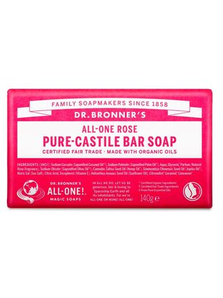 Jabón en Pastilla de Rosas 140g Dr. Bronner'S