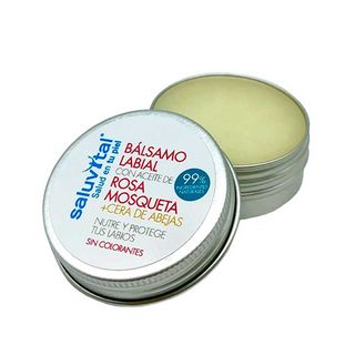 Bálsamo Labial Aceite De Rosa Mosqueta Y Cera De Abejas 15Gr Saluvital (8430653000140)
