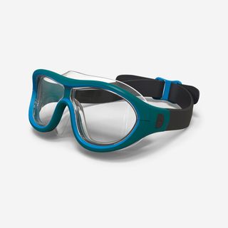 Gafas Natación Máscara Talla L Swimdow Azul Negro Cristales Claros Talla Única Azul