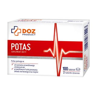 DOZ Product Potas, tabletki, 100 szt.