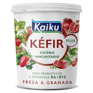 Kéfir De Fresa Y Granada Kaiku Tarrina 350 G