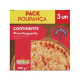 Pizza Marguerita Pack Poupança Continente (emb. 900 gr (3 un))