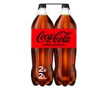 Refresco Zero Coca Cola Pack 2X2 L