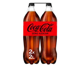 Refresco Zero Coca Cola Pack 2X2 L