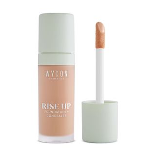 RISE UP FOUNDATION + CONCEALER - Fondotinta multifunzione dal finish luminoso e uniformante 10 DEEP BEIGE