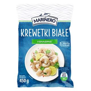 Marinero Krewetki białe Vannamei, 450 g