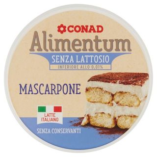 CONAD Alimentum Senza Lattosio Mascarpone 250 g - 8003170054011