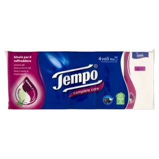 Tempo complete care Fazzoletti 4 veli 10 pz