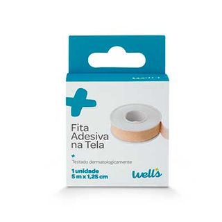 Esparadrapo Adhesivo 5Mx1,25Cm Wells (5600954002157)
