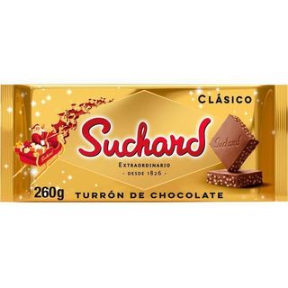 Turrón De Chocolate Crujiente Suchard, Tableta 260 Gr.