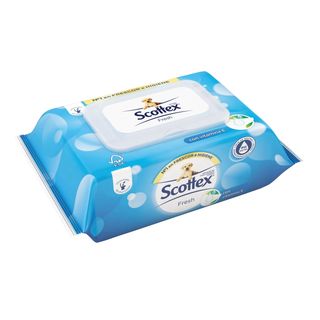 SCOTTEX Papel Higiénico Húmedo, 74Ud