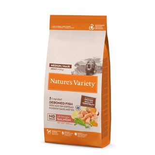 Nature's Variety Pienso Medium Adult No Grain Free Salmon para Perros (3 Kg) 8410650597874