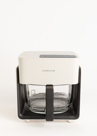 AIR FRYER STUDIO CRYSTAL - Freidora de aire de cristal 4.2L con vaporizador opcional Blanco roto, sin vaporizador 33.2x30.4x39.3