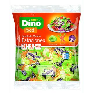 HiperDino ensalada 4 estaciones 250 gr