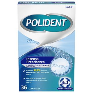 Polident Intensa Freschezza, Pulitore quotidiano per Protesi Dentale 36 cp