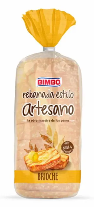 Pan De Molde Artesano Brioche Bimbo 500Gr