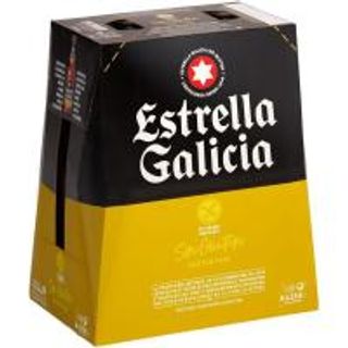 Cerveza Sin Gluten Estrella Galicia, Pack Botellín 6X25 Cl (24305336)