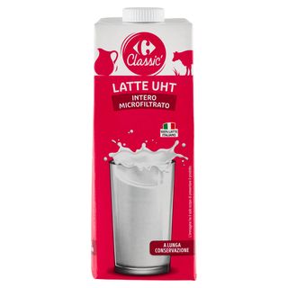 Carrefour Classic Latte UHT Intero Microfiltrato 1000 ml