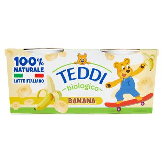 Teddi Biologico Banana 2 X 115 G
