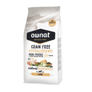 Ownat Grain Free Hypoallergenic Cordero Pienso Para Perros 3Kg