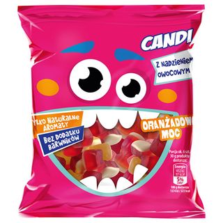 Candi Żelki z nadzieniem owocowym Oranżadowa Moc, 200 g