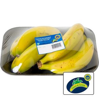 Fruteria Platano Igp De Canarias Bandeja 800 Gr Peso Aproximado