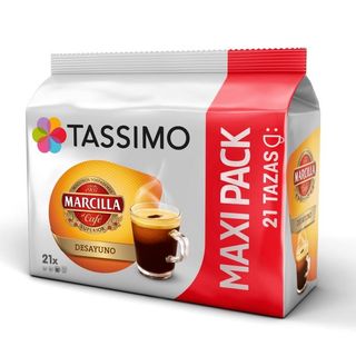 TASSIMO Café Marcilla Desayuno Capsula, 21 Ud