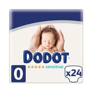 Pañales Talla 0 Bebés Prematuros de Hasta 3 Kg. Dodot Sensitive 24 Uds