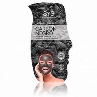 Mascarilla Facial Peeling Carbón Negro - SyS Cosmética Natural y Aromas - 10 ml 8422828506786