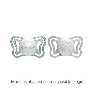 Chupete Physio Light Luminoso Silicona 16-36M 2 Unidades Chicco N2118492 (8058664156412)