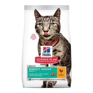 Hill'S Science Plan Perfect Weight Adult Pollo Pienso Para Gatos 1.5Kg