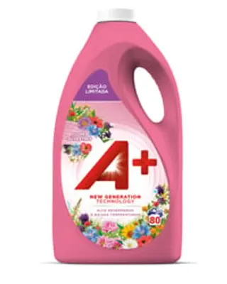 Detergente A+ líquido flores silvestres 80 doses