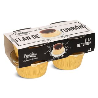 Flan De Turrón Dia Caprichoso Pack 4 X 100 G