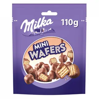 Galletas Mini Wafers Milka 110 Gr.