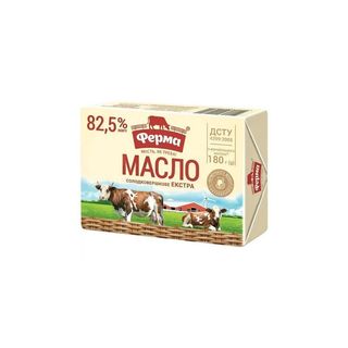 Masło słodkie śmietankowe extra 82,5% "Ferma" 180g