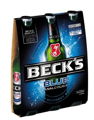 Beck'S Blue Birra Pilsner Tedesca Analcolica Bottiglia 3X33Cl