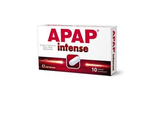 Apap Intense 200 mg + 500 mg 10 tabletek