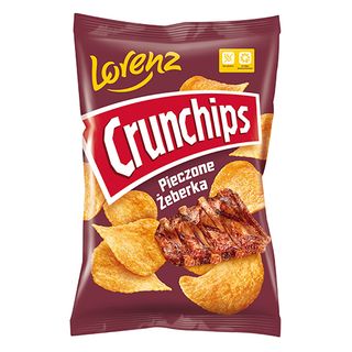 Crunchips Chipsy pieczone żeberka, 140 g