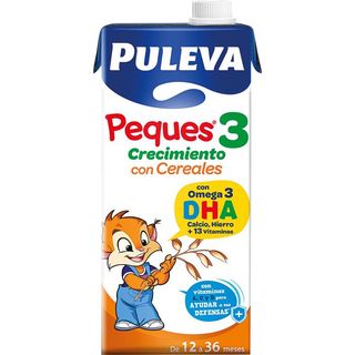 PULEVA Leche Peques 3 Con Cereales