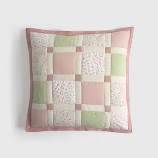 Funda De Cuadrante De Patchwork Tradicional Lalapatcol Rosa Cuadrado mediano