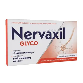 Nervaxil Glyco Tabletki powlekane, 30 szt.