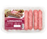 Bandeja de Longanizas Frescas Blancas Elaboradas sin Gluten 350 G.